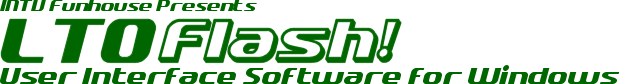 LTO Flash! User Interface Software Logo