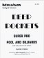 Deep Pockets: Super Pro Pool & Billiards Manual (Intelligentvision 4601)