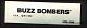 Buzz Bombers Label (Mattel Electronics 4436-0340)