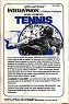 Tennis Manual (Mattel Electronics 1814-0720)