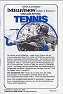 Tennis Manual (Mattel Electronics 1814-0121)