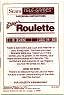 Las Vegas Roulette Manual (Sears 3879-0920)